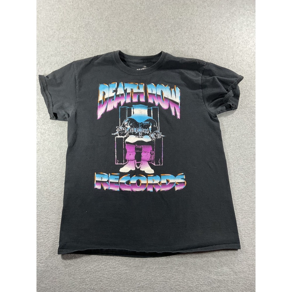 Death Row Records Ripple Junction Graphic T-Shirt Mens Med Vaporwave Tee 1318